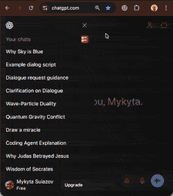 Batch selecting and deleting multiple ChatGPT chats